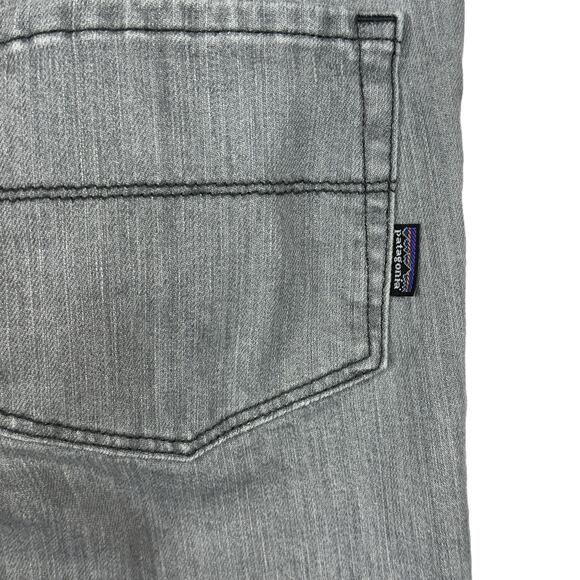 Patagonia SZ 27 Jeans Straight Leg Low-Rise Pockets Zip-Fly Gray Wash Womens - Picture 7 of 10